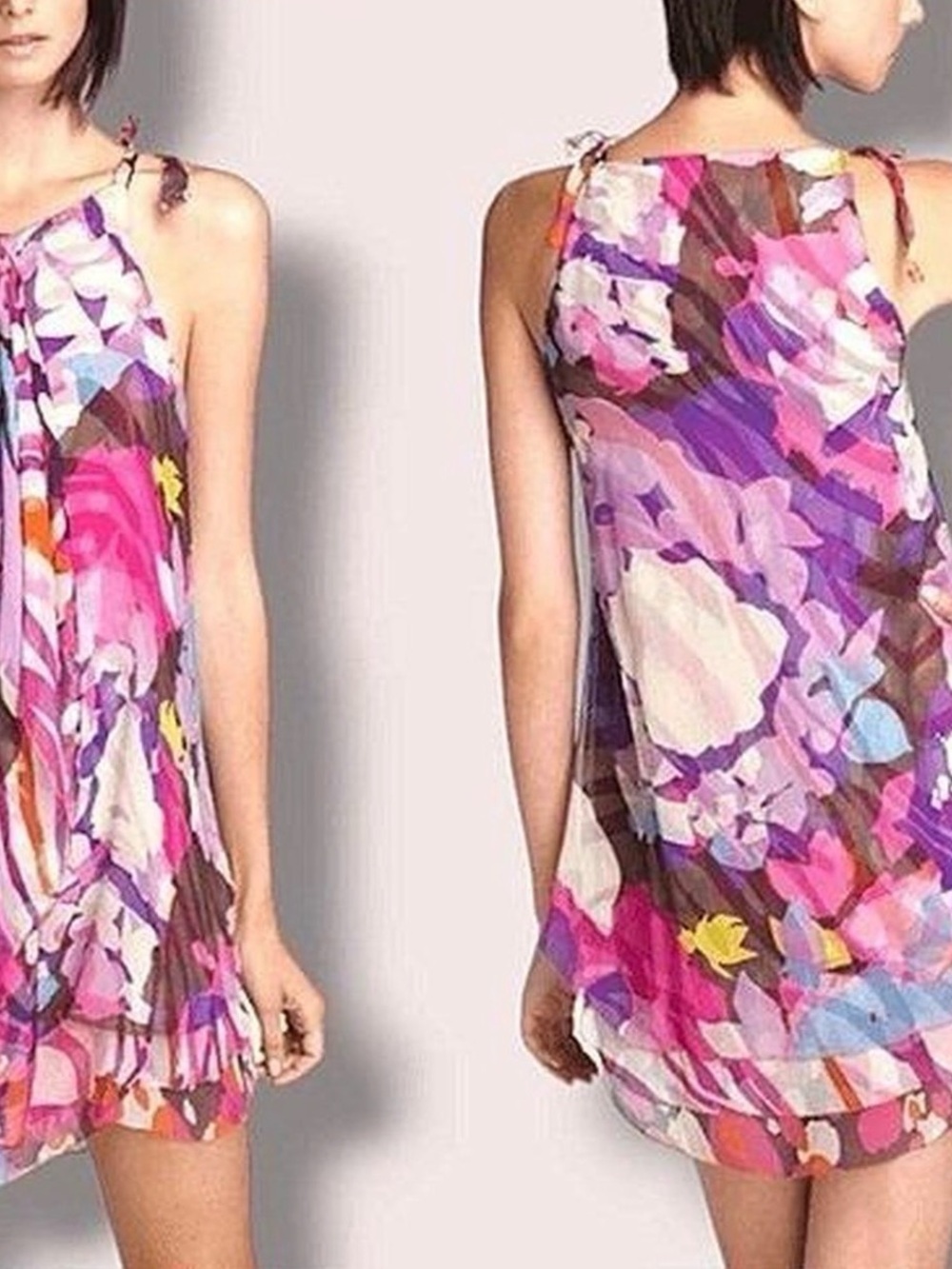 Diane Von Furstenberg Floral Sleeveless Dress